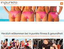 Tablet Screenshot of inpunkto-fitness.de